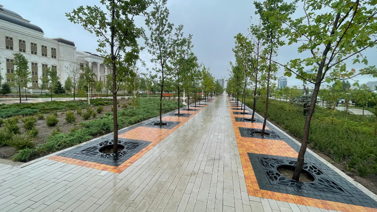 Приствольная решетка для дерева ZKING CRUST 1.2х1.2м Черная в Воронеже фото