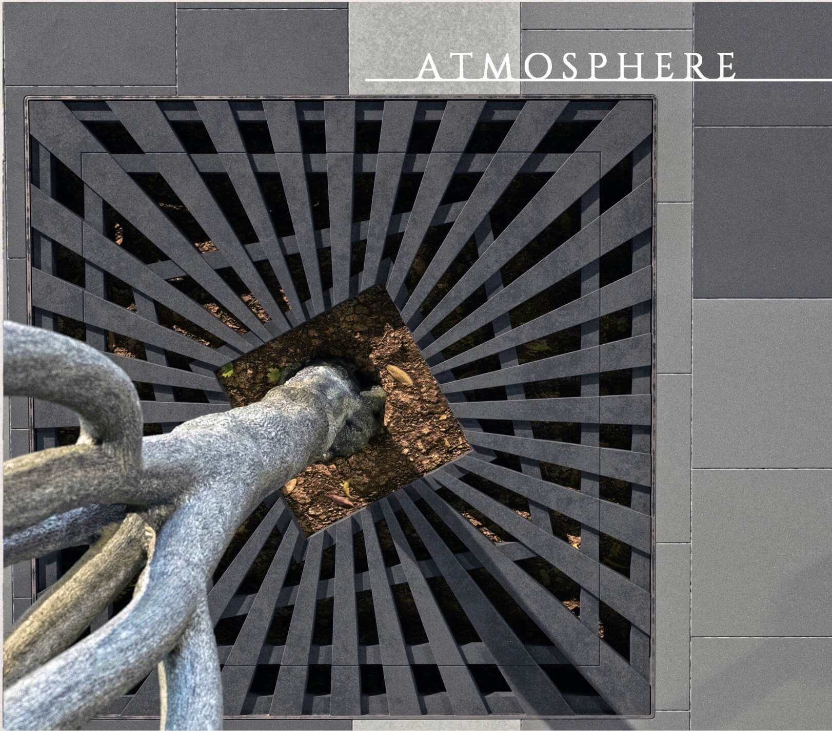 Приствольная решетка для дерева ZKING ATMOSPHERE 1.2х1.2м Черная в Воронеже фото