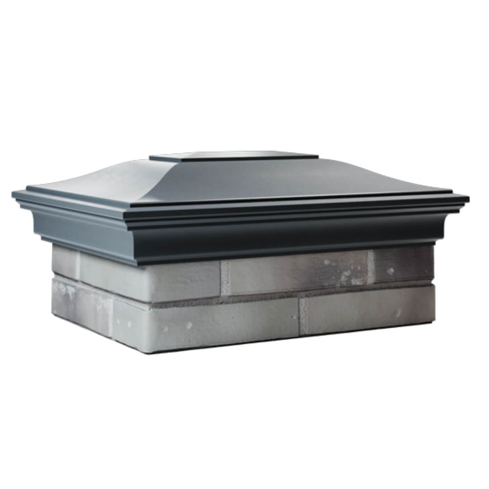 Колпак Zking Монблан Серый на столб 2х1.5 кирпича (515х385мм) в Воронеже фото