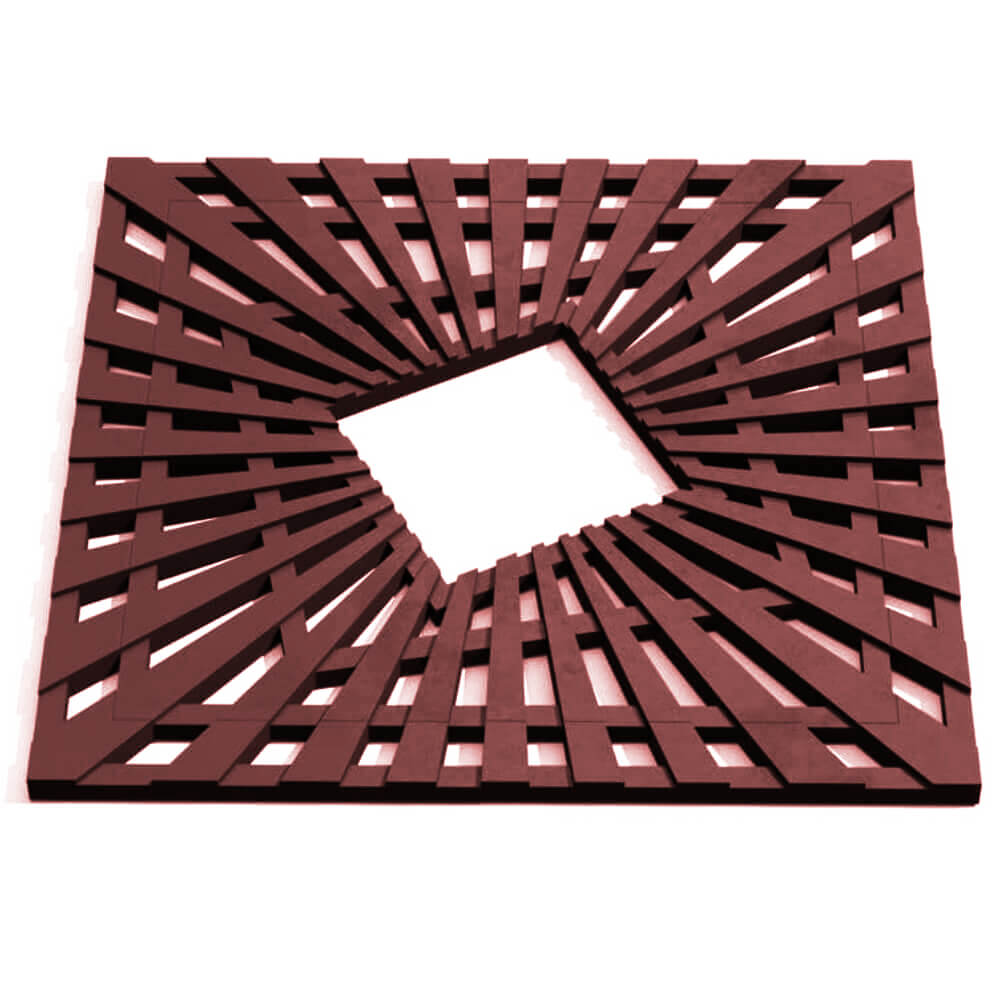 Приствольная решетка для дерева ZKING ATMOSPHERE 1.2х1.2м Коричневая Воронеж фото