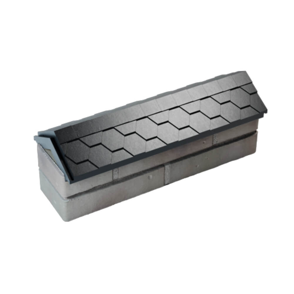 Парапет Zking Эверест Черный с посадкой на 0.5 кирпича (130мм) в Воронеже фото