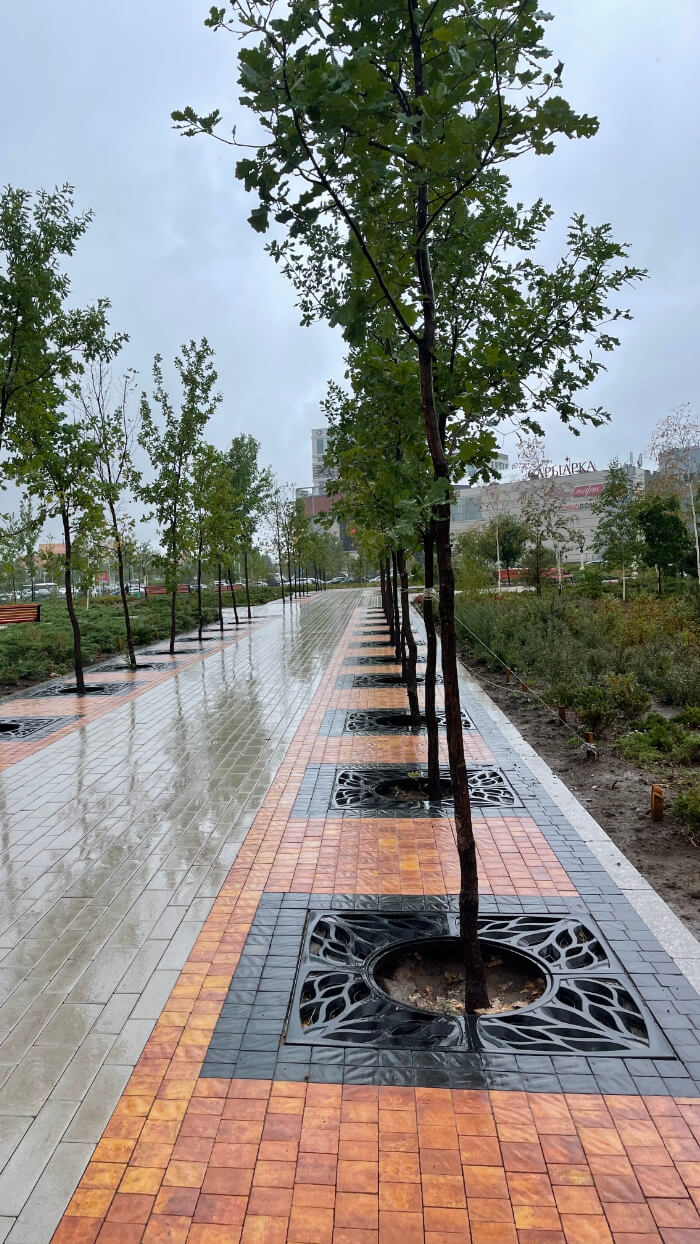 Приствольная решетка для дерева ZKING CRUST 1.2х1.2м Черная в Воронеже фото