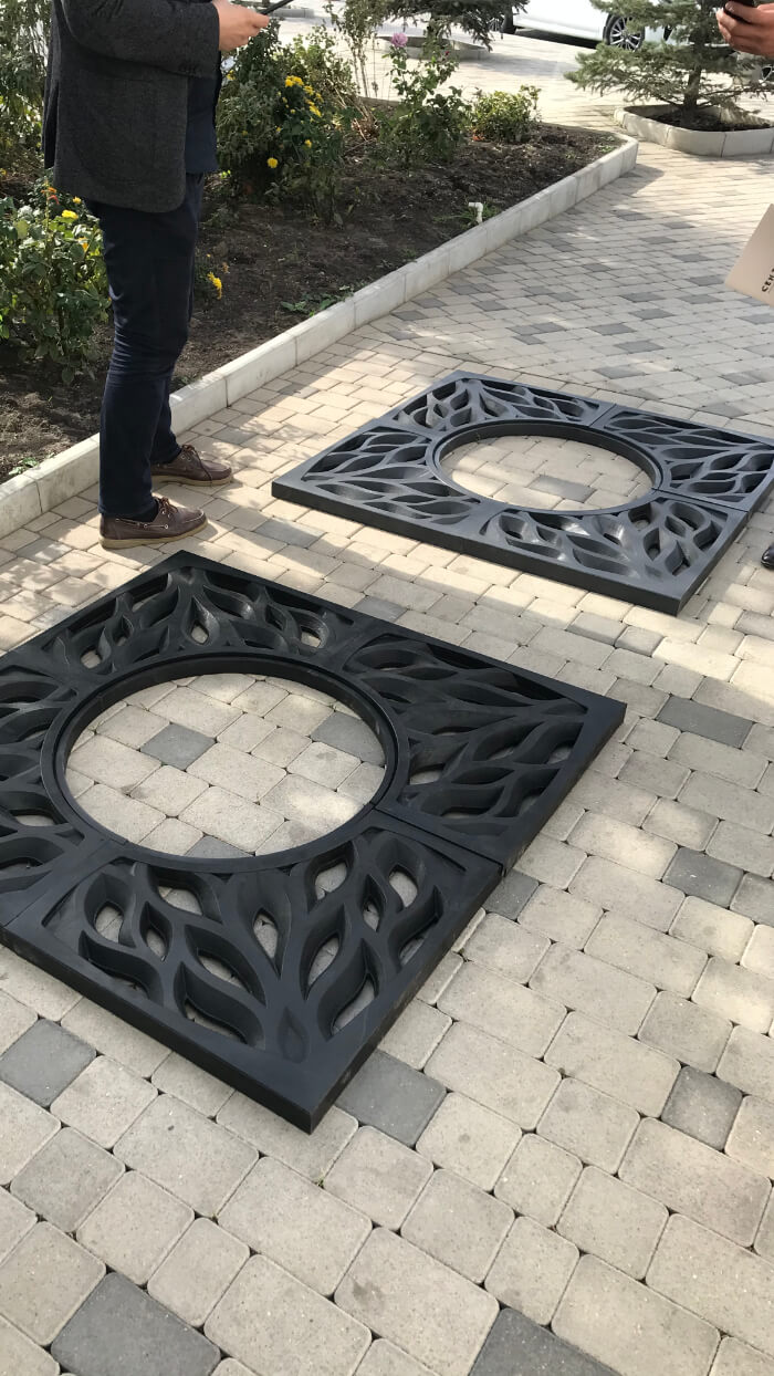 Приствольная решетка для дерева ZKING CRUST 1.2х1.2м Черная в Воронеже фото