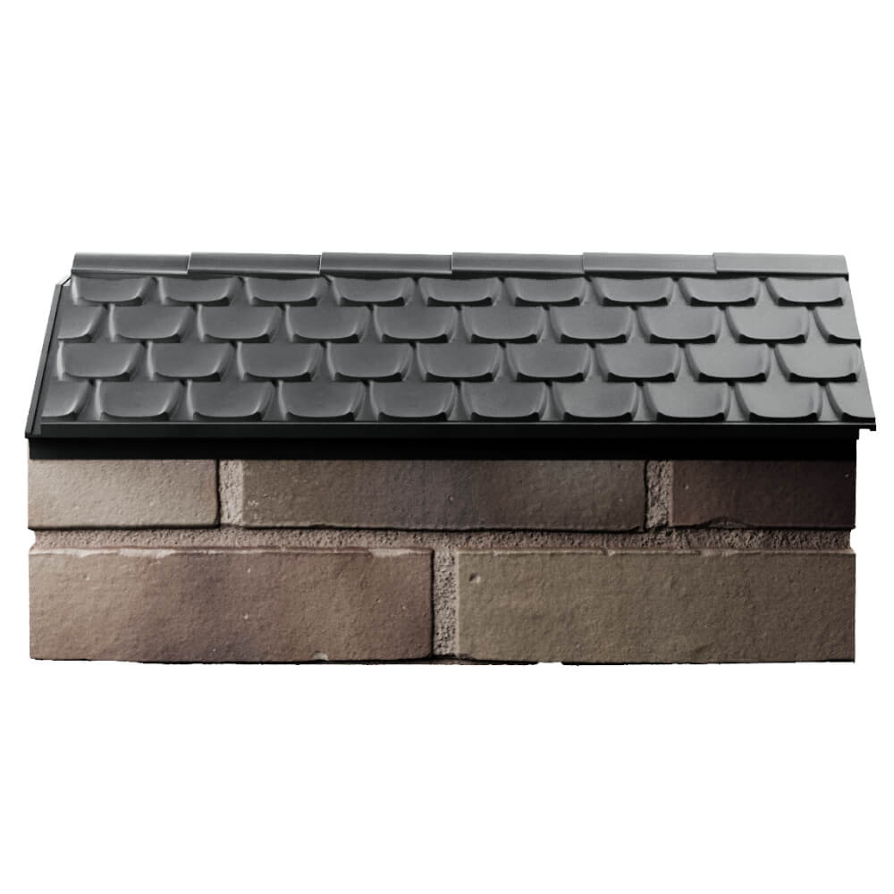 Парапет Zking Эльбрус Серый с посадкой на 1 кирпич (255мм) в Воронеже фото