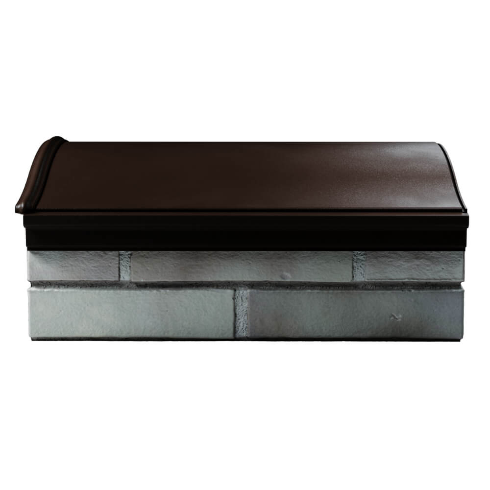 Парапет Zking Монблан Коричневый посадка на 1.5 кирпича (355/385мм) в Воронеже фото