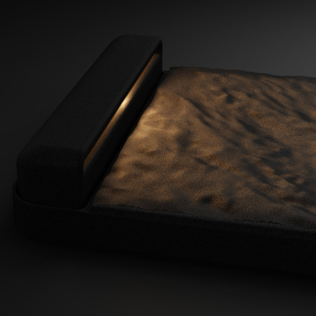 LED Светильник для шаговой плиты STONE Черный Сланец 330х75х98мм Воронеж фото