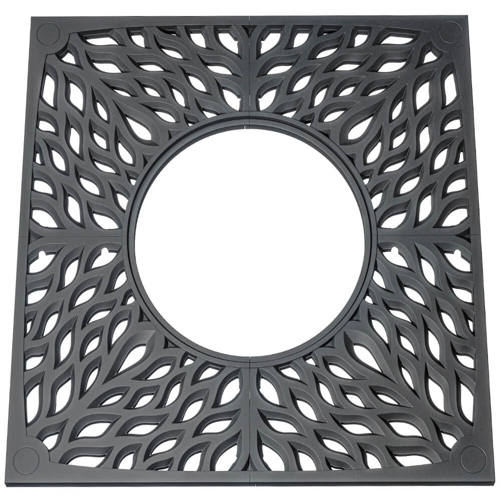 Приствольная решетка для дерева ZKING CRUST 2х2м Черная Воронеж фото