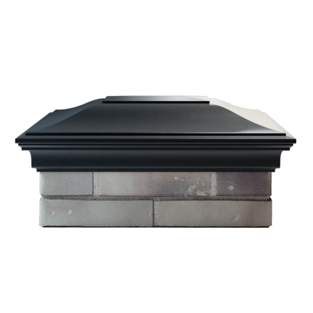 Колпак Zking Монблан Черный на столб 2х1.5 кирпича (515х385мм) в Воронеже фото