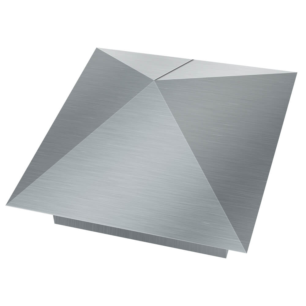 Колпак металлический 380х380мм оцинкованный заборный Воронеж фото