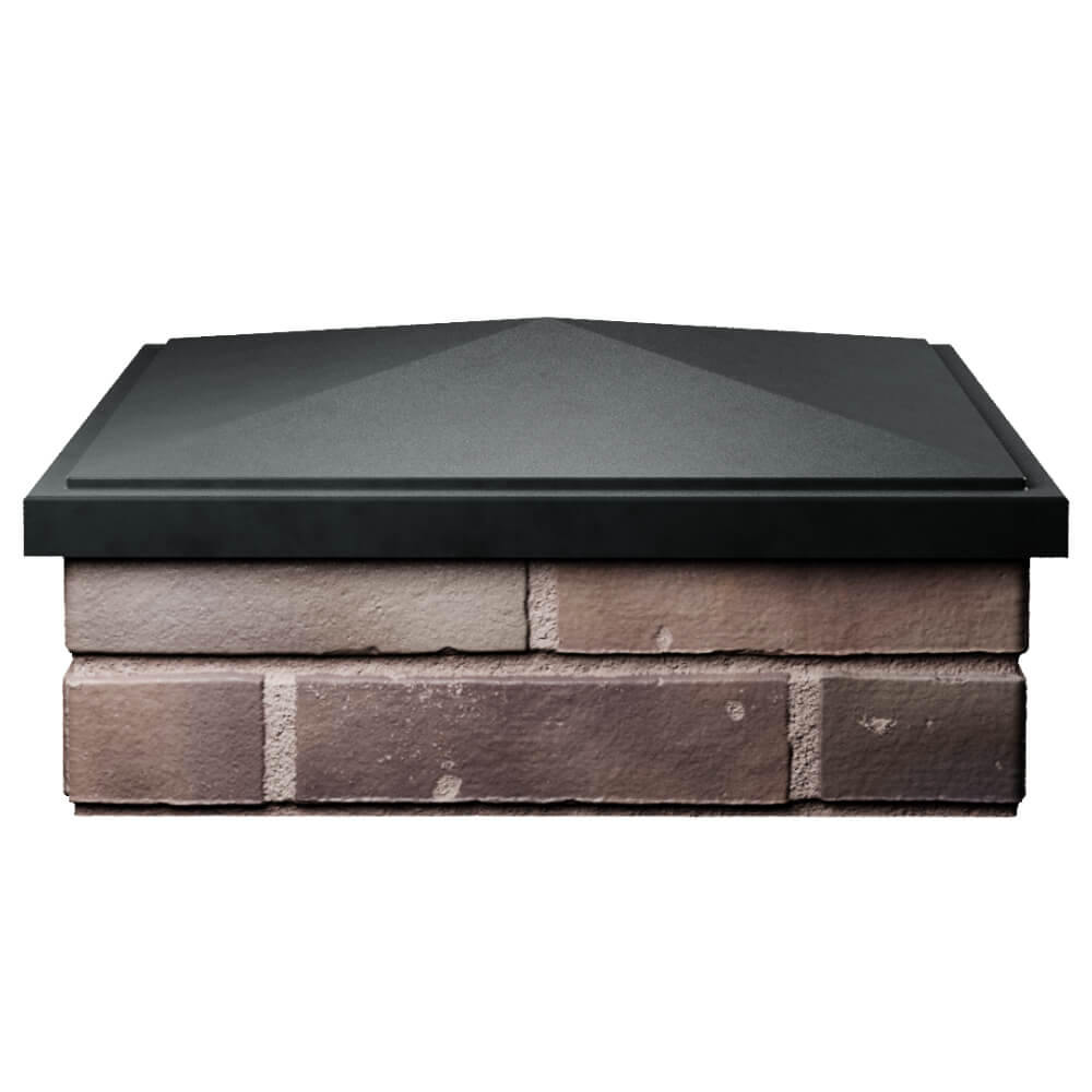 Колпак Zking БонаМоно Черный на столб 2х2 кирпича (515х515, 530х530мм) Воронеж фото