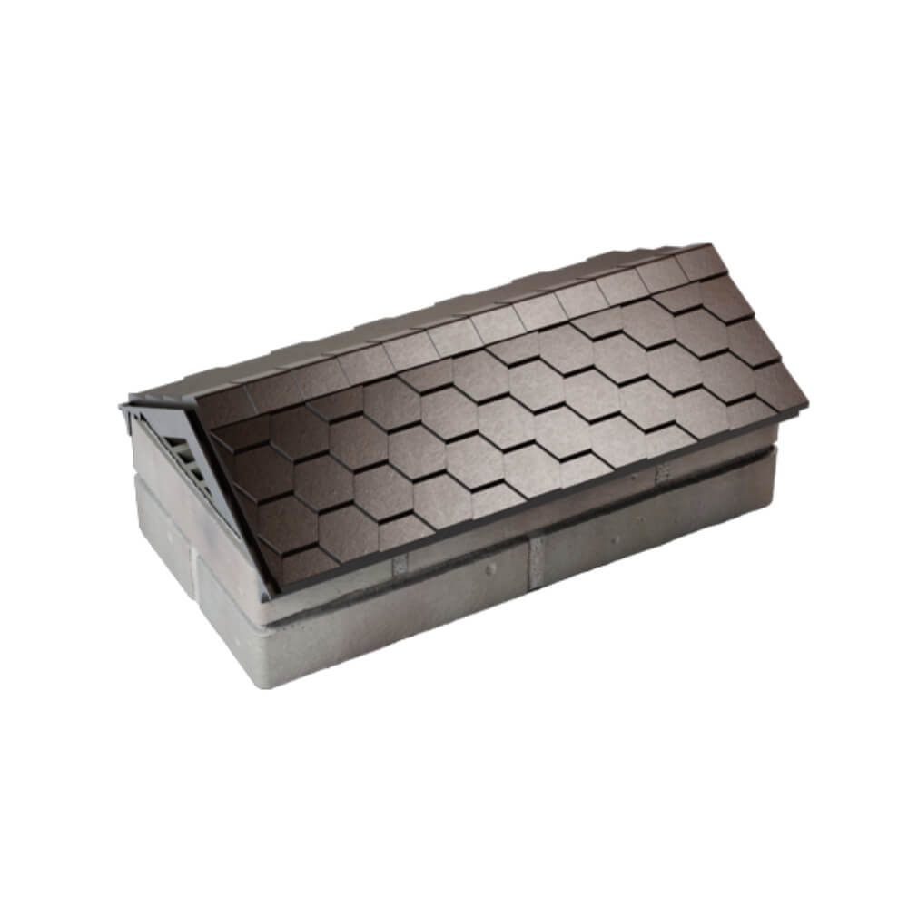 Парапет Zking Эверест Коричневый с посадкой на 1 кирпич (200/225/255мм) в Воронеже фото