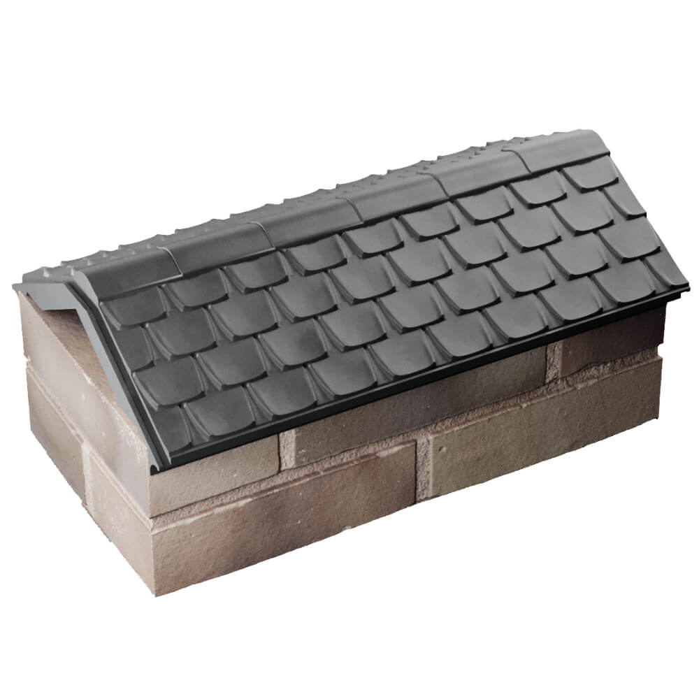 Парапет Zking Эльбрус Серый с посадкой на 1 кирпич (255мм) в Воронеже фото