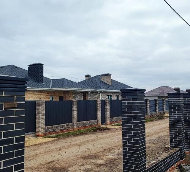 Колпак Zking Бона ХайТек Серый на столб 1.5х1.5 кирпича (385х385мм) в Воронеже фото