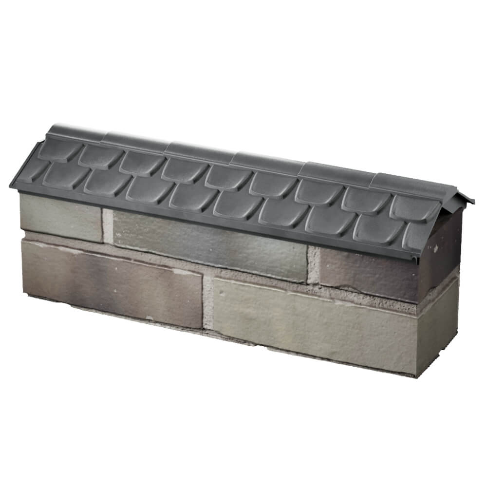 Парапет Zking Эльбрус Серый с посадкой на 0.5 кирпича (130мм) в Воронеже фото