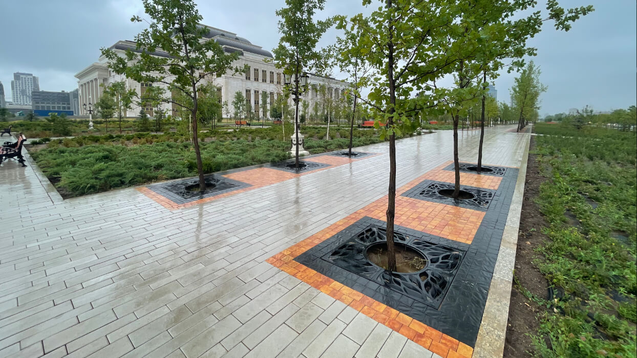 Приствольная решетка для дерева ZKING CRUST 1.2х1.2м Черная в Воронеже фото