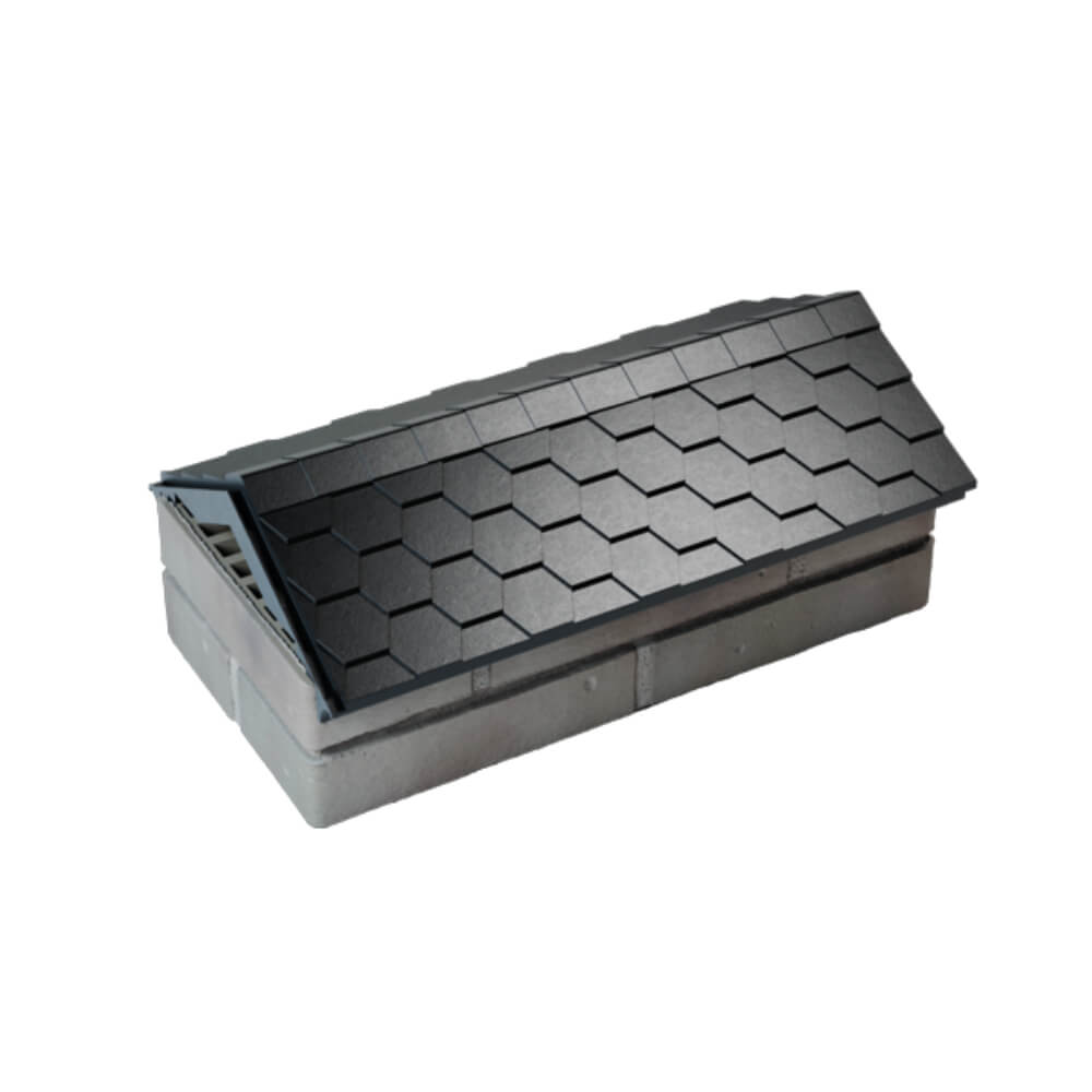 Парапет Zking Эверест Черный с посадкой на 1 кирпич (200/225/255мм) в Воронеже фото