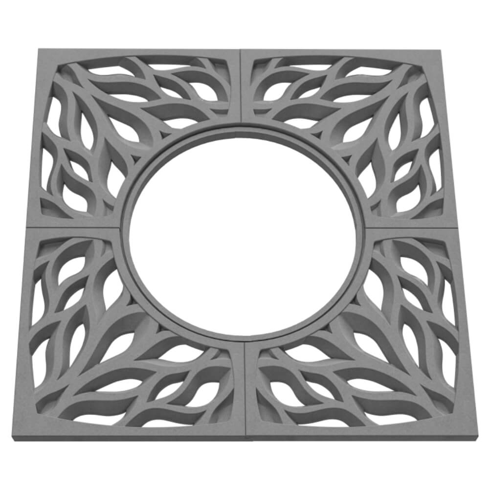 Приствольная решетка для дерева ZKING CRUST 1.2х1.2м Серая в Воронеже фото