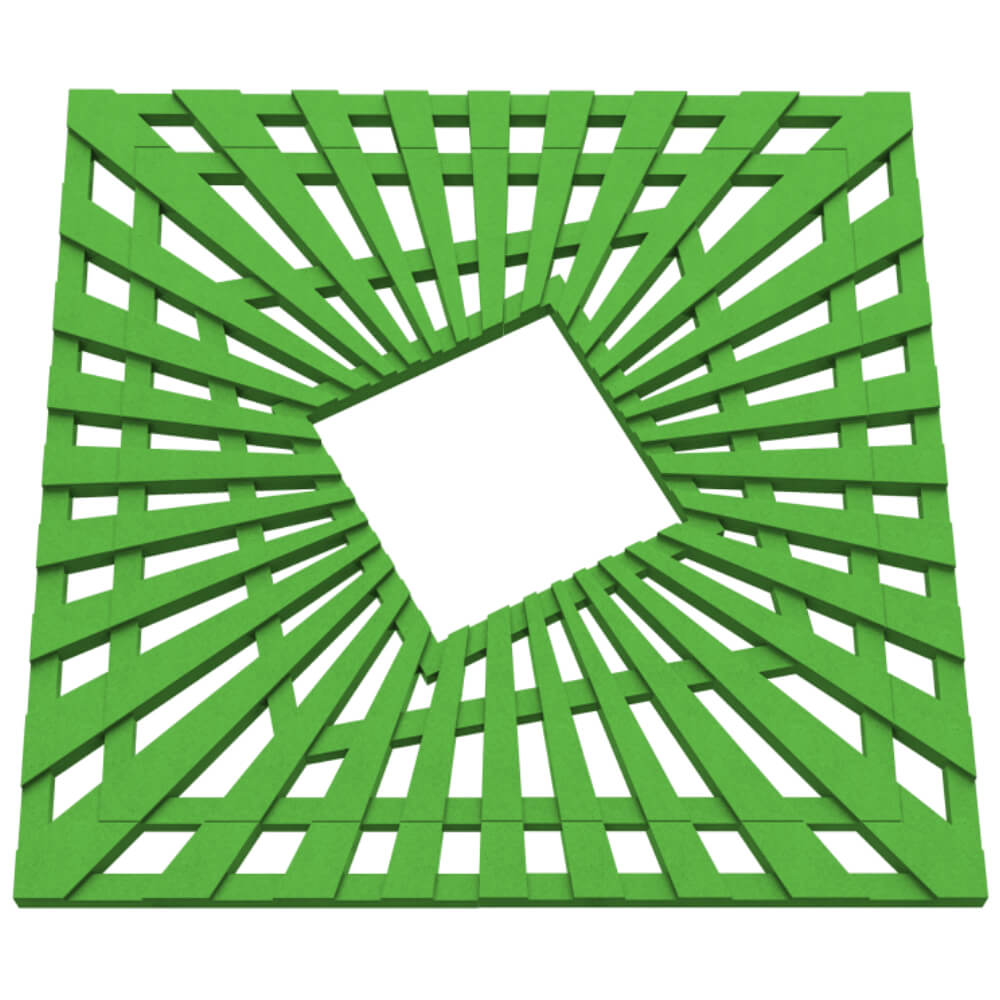 Приствольная решетка для дерева ZKING ATMOSPHERE 1.2х1.2м Зеленая в Воронеже фото