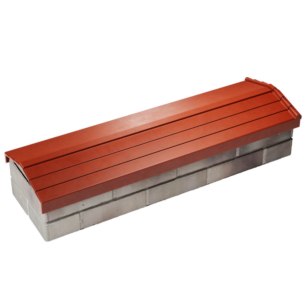 Парапет Zking Бона ХайТек Красный посадка на 0.5 кирпича (130мм) в Воронеже фото