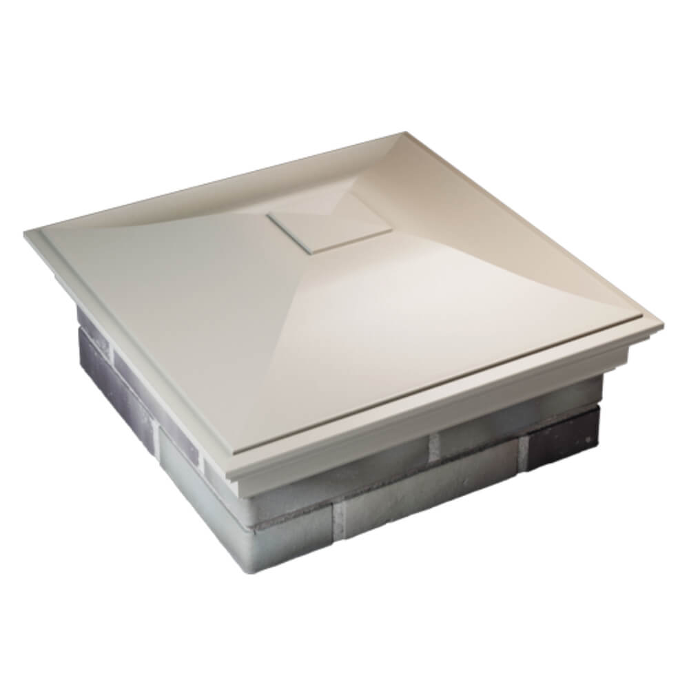 Колпак Zking Монблан Бежевый на столб 2х2 кирпича (515х515мм) Воронеж фото