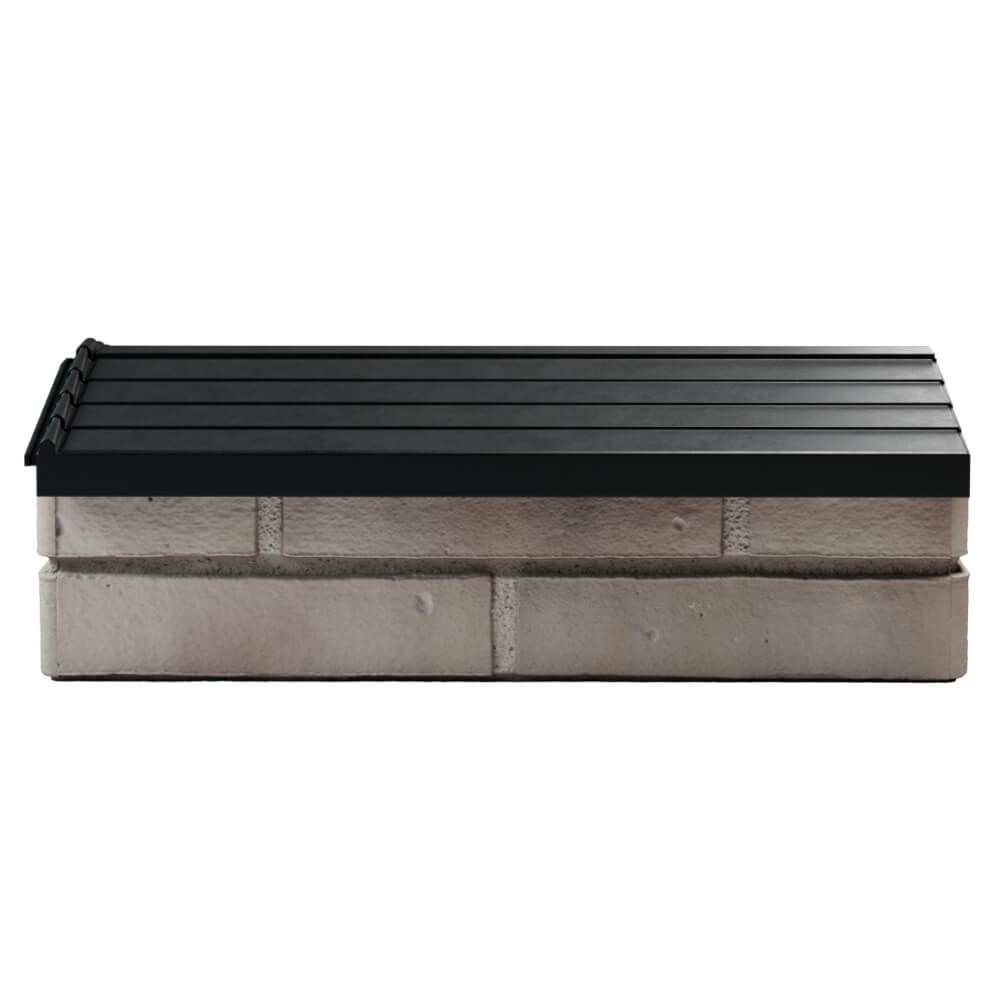 Парапет Zking Бона ХайТек Черный с посадкой на 1 кирпич (200/225/255мм) в Воронеже фото