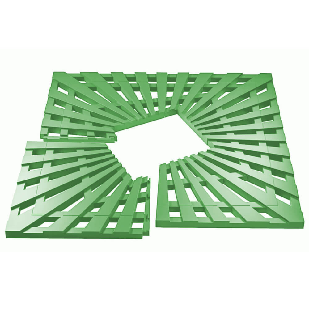 Приствольная решетка для дерева ZKING ATMOSPHERE 1.2х1.2м Зеленая в Воронеже фото