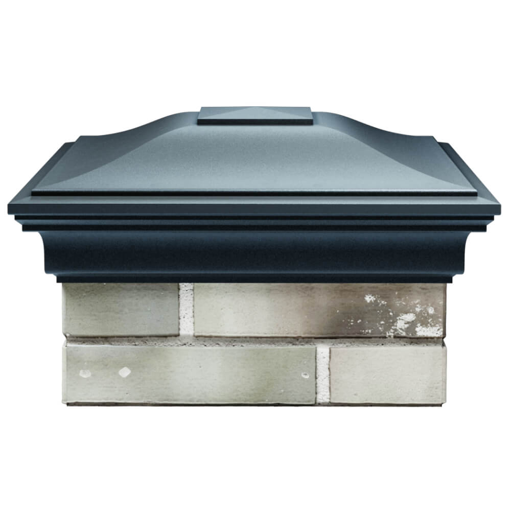 Колпак Zking Монблан Серый на столб 1.5х1.5 кирпича (385х385мм) Воронеж фото