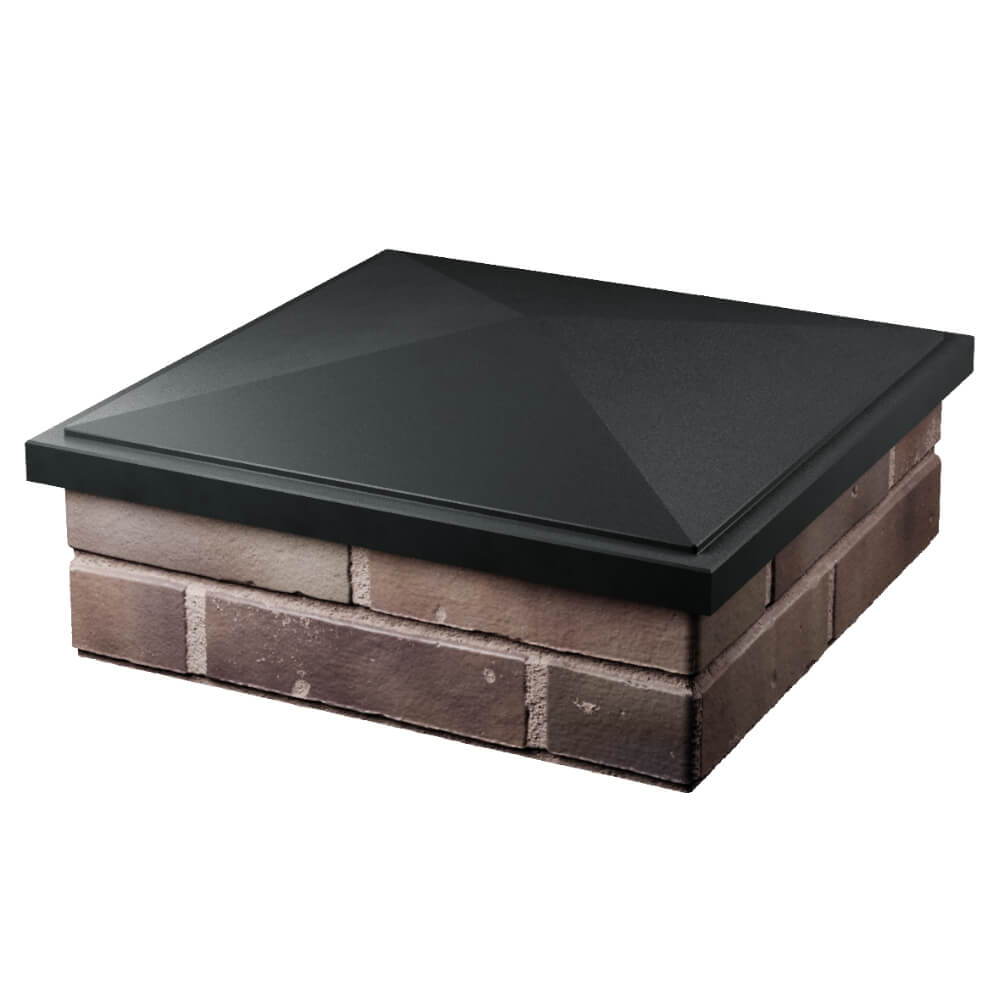 Колпак Zking БонаМоно Черный на столб 2х2 кирпича (515х515, 530х530мм) в Воронеже фото