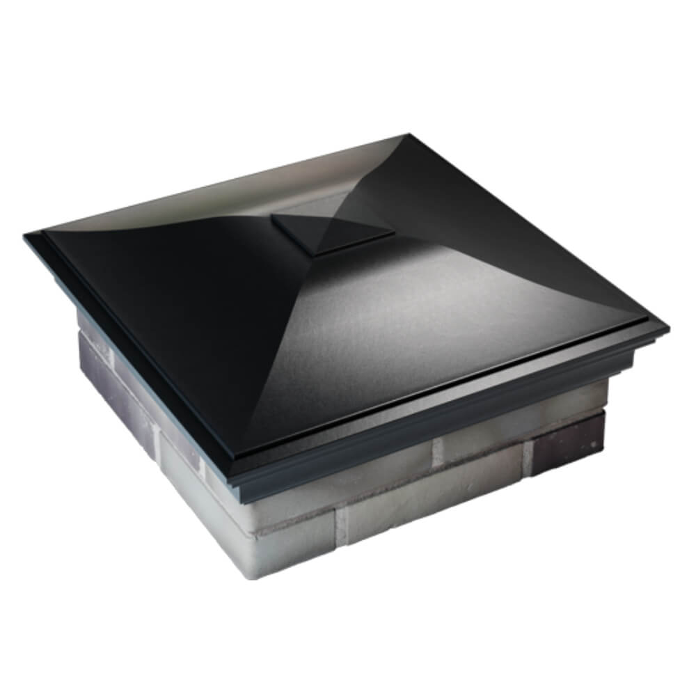 Колпак Zking Монблан Черный на столб 2х2 кирпича (515х515мм) Воронеж фото