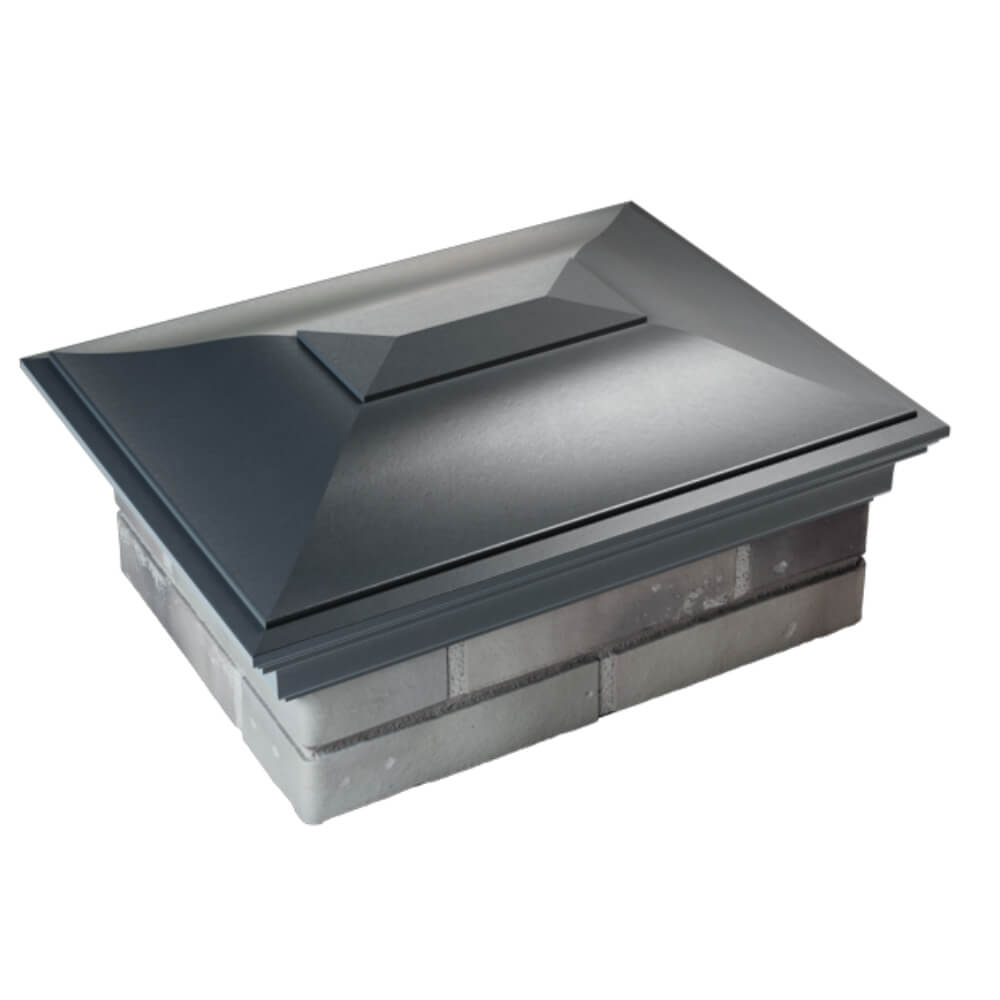 Колпак Zking Монблан Серый на столб 2х1.5 кирпича (515х385мм) Воронеж фото