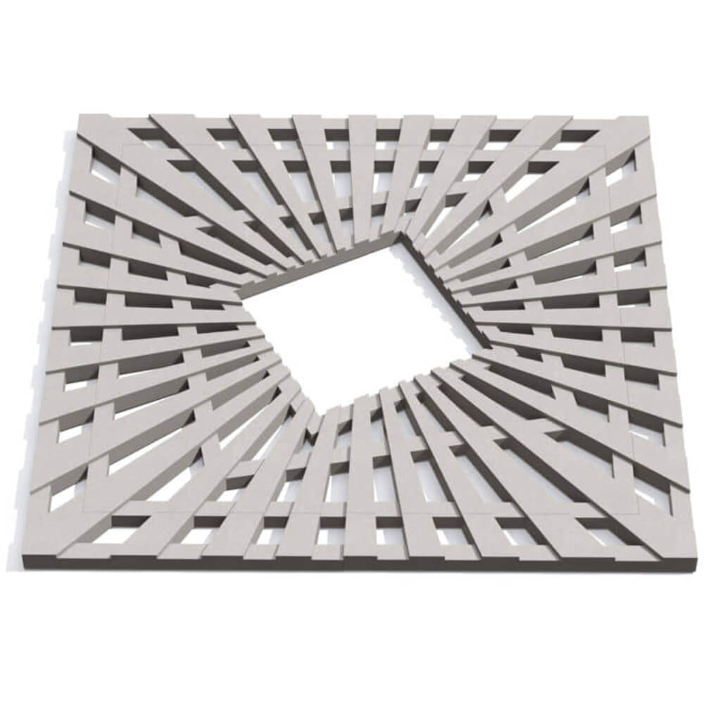 Приствольная решетка для дерева ZKING ATMOSPHERE 1.2х1.2м Бежевая Воронеж фото