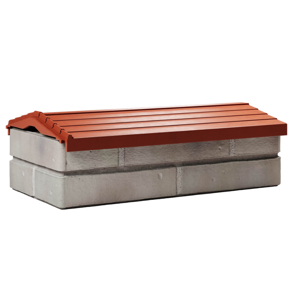 Парапет Zking Бона ХайТек Красный с посадкой на 1 кирпич (200/225/255мм) Воронеж фото