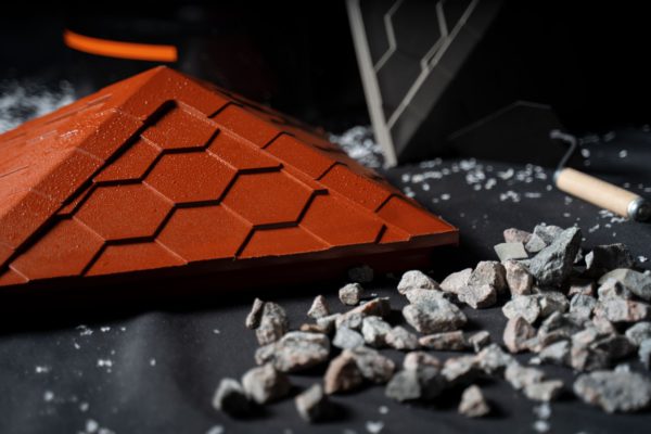 Колпак Zking Эверест Красный на столб 1.5х1.5 кирпича (390х390мм) в Воронеже фото