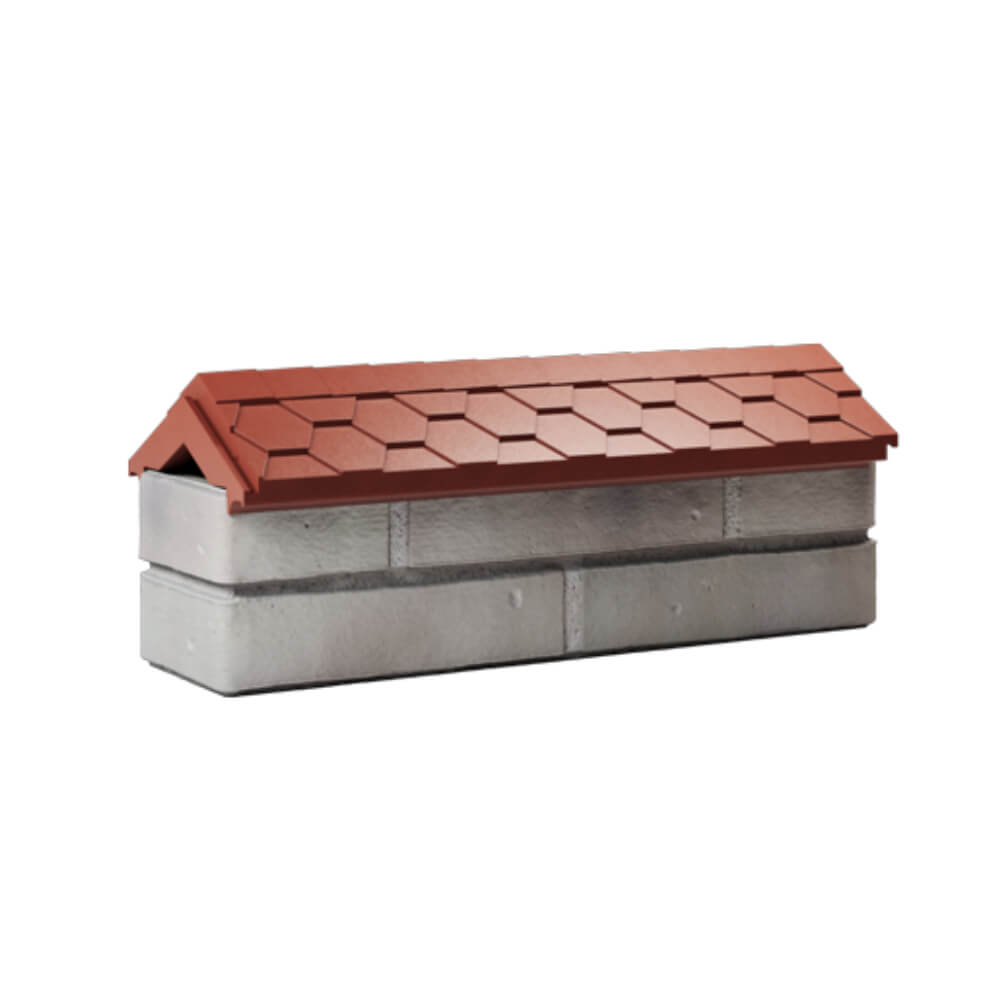 Парапет Zking Эверест Красный с посадкой на 0.5 кирпича (130мм) Воронеж фото