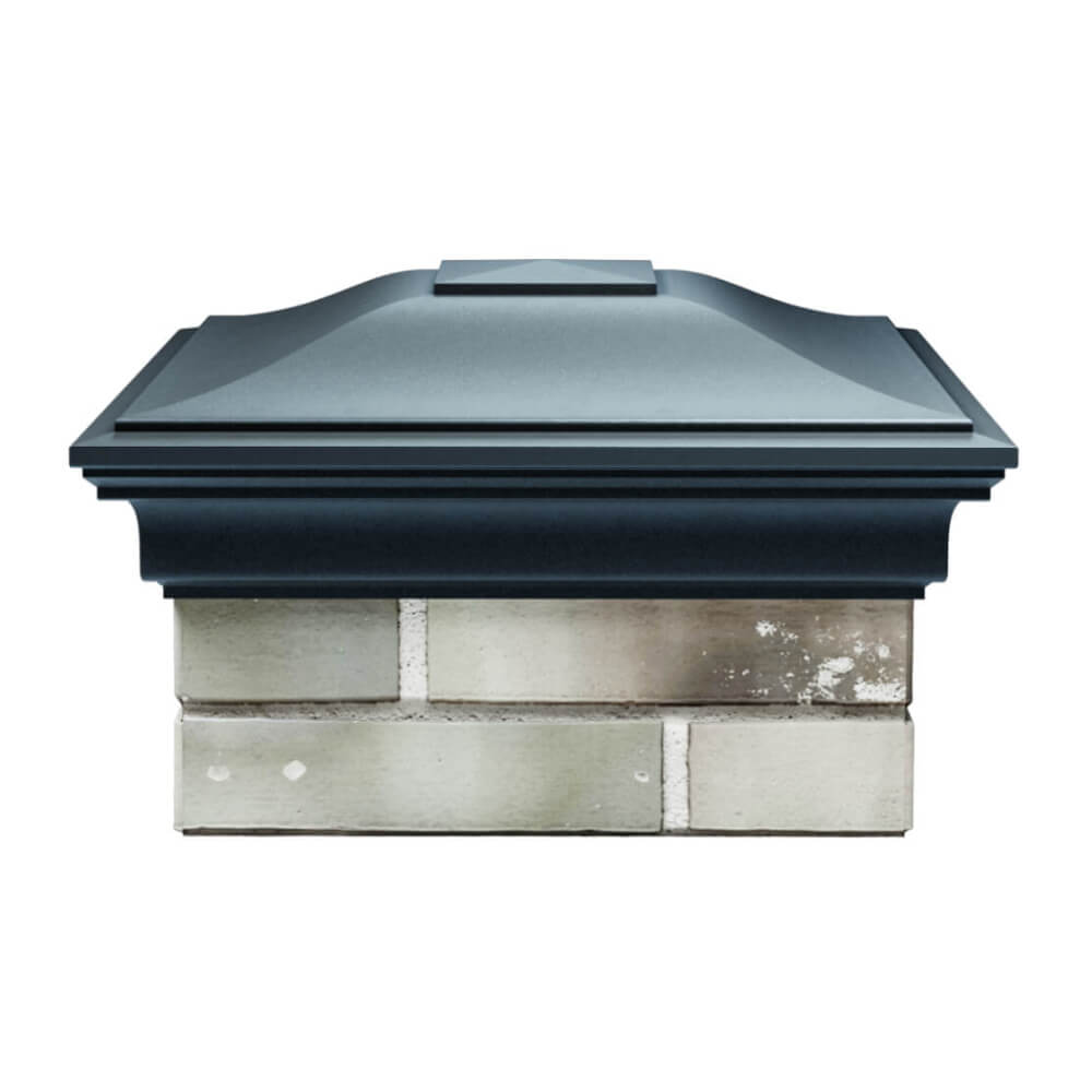 Колпак Zking Монблан Серый на столб 1.5х1.5 еврокирпича 0.7НФ (355х355мм) Воронеж фото