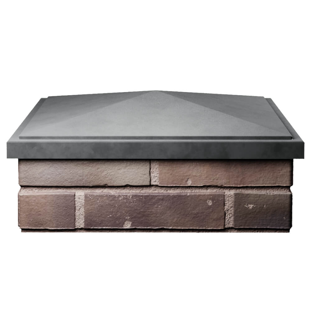 Колпак Zking БонаМоно Серый на столб 2х2 кирпича (515х515, 530х530мм) Воронеж фото