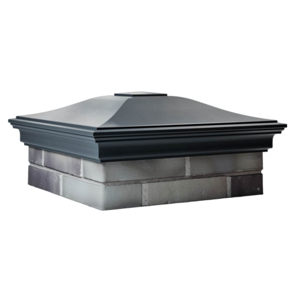 Колпак Zking Монблан Серый на столб 2х2 кирпича (515х515мм) в Воронеже фото