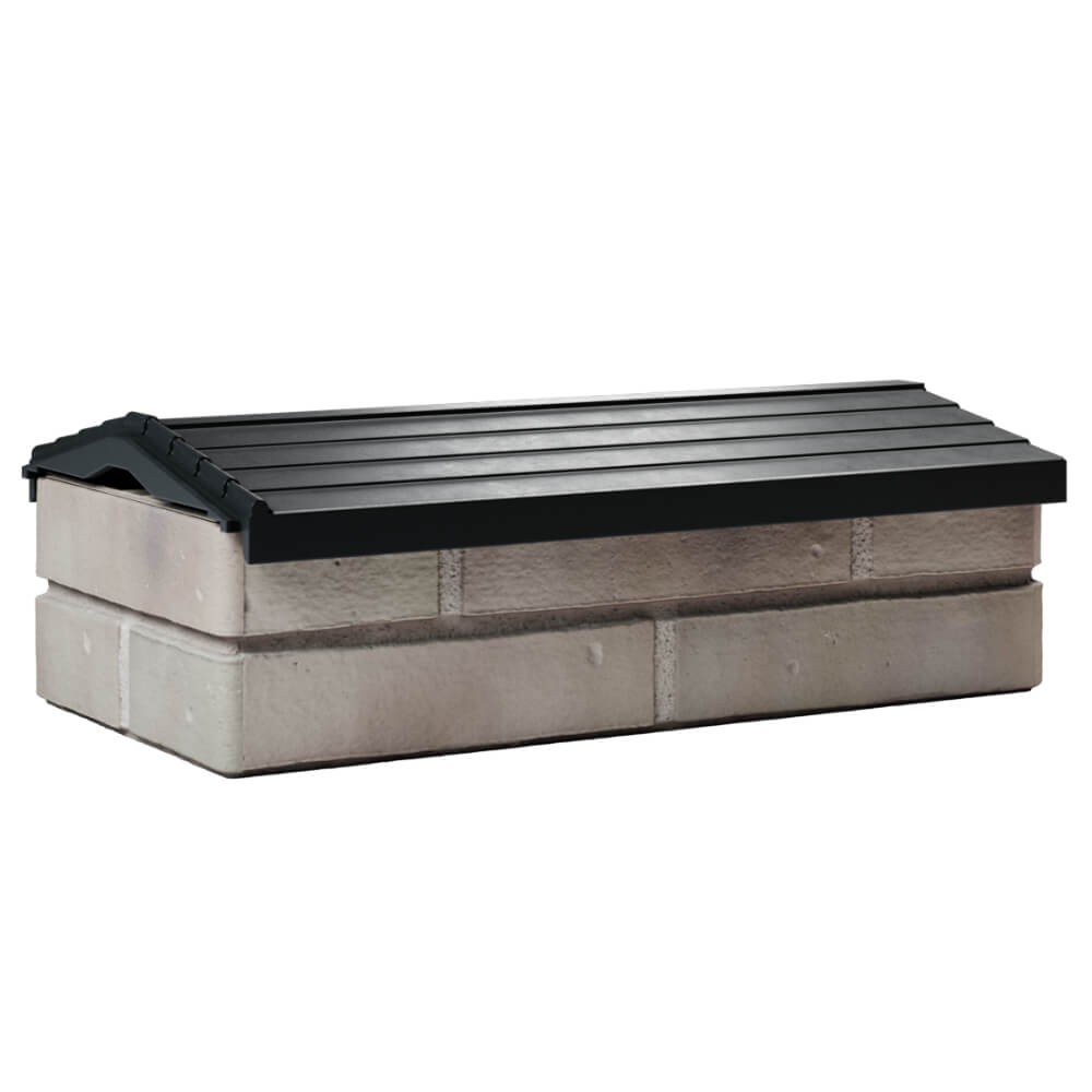 Парапет Zking Бона ХайТек Черный с посадкой на 1 кирпич (200/225/255мм) Воронеж фото