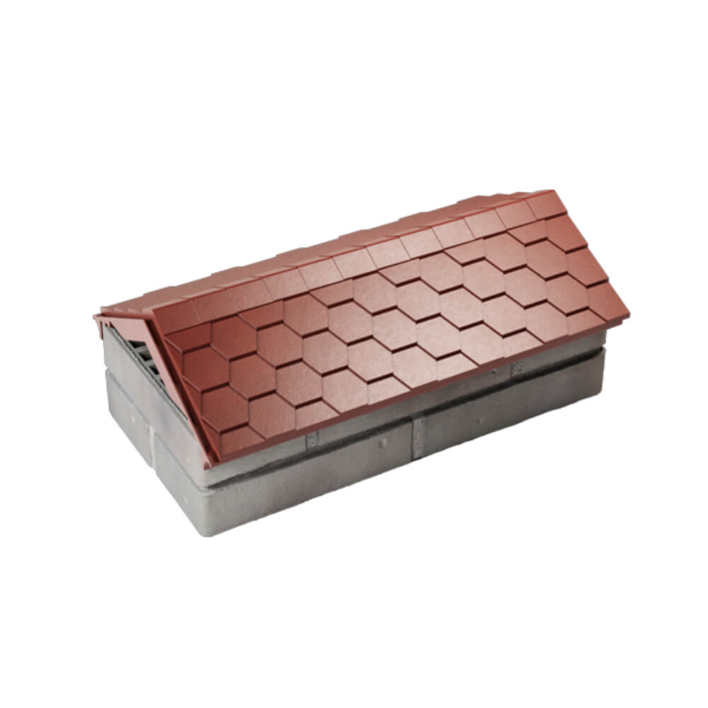 Парапет Zking Эверест Красный с посадкой на 1 кирпич (200/225/255мм) в Воронеже фото