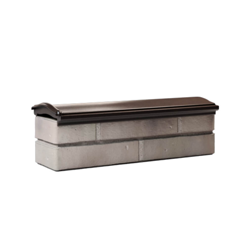 Парапет Zking Монблан Коричневый посадка на 0.5 кирпича (130мм) Воронеж фото