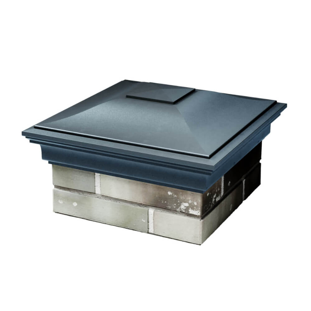 Колпак Zking Монблан Серый на столб 1.5х1.5 еврокирпича 0.7НФ (355х355мм) в Воронеже фото