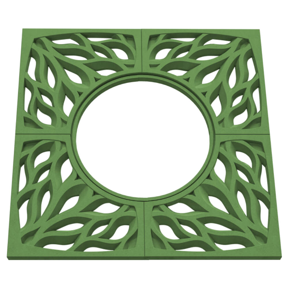 Приствольная решетка для дерева ZKING CRUST 1.2х1.2м Зеленая в Воронеже фото