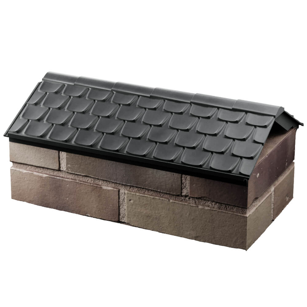 Парапет Zking Эльбрус Серый с посадкой на 1 кирпич (255мм) в Воронеже фото