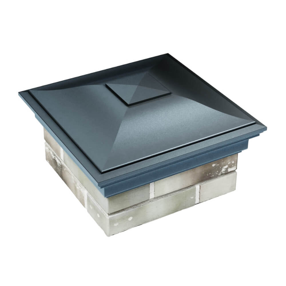 Колпак Zking Монблан Серый на столб 1.5х1.5 еврокирпича 0.7НФ (355х355мм) в Воронеже фото