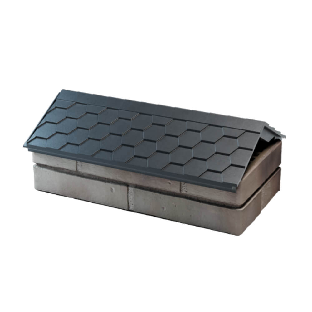 Парапет Zking Эверест Серый с посадкой на 1 кирпич (200/225/255мм) в Воронеже фото