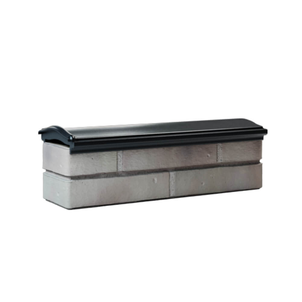 Парапет Zking Монблан Черный посадка на 0.5 кирпича (130мм) Воронеж фото