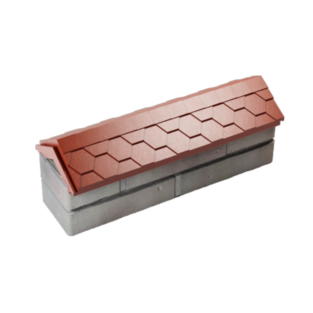 Парапет Zking Эверест Красный с посадкой на 0.5 кирпича (130мм) в Воронеже фото