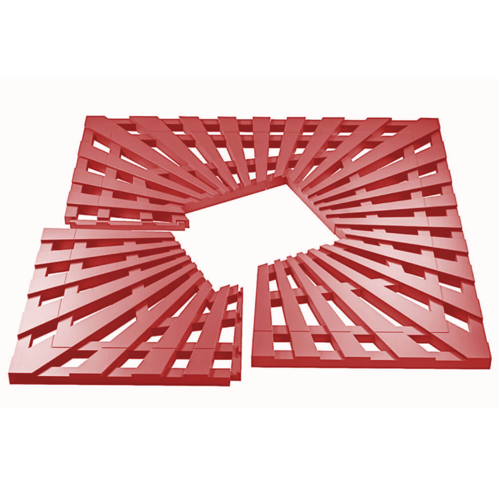 Приствольная решетка для дерева ZKING ATMOSPHERE 1.2х1.2м Красная в Воронеже фото