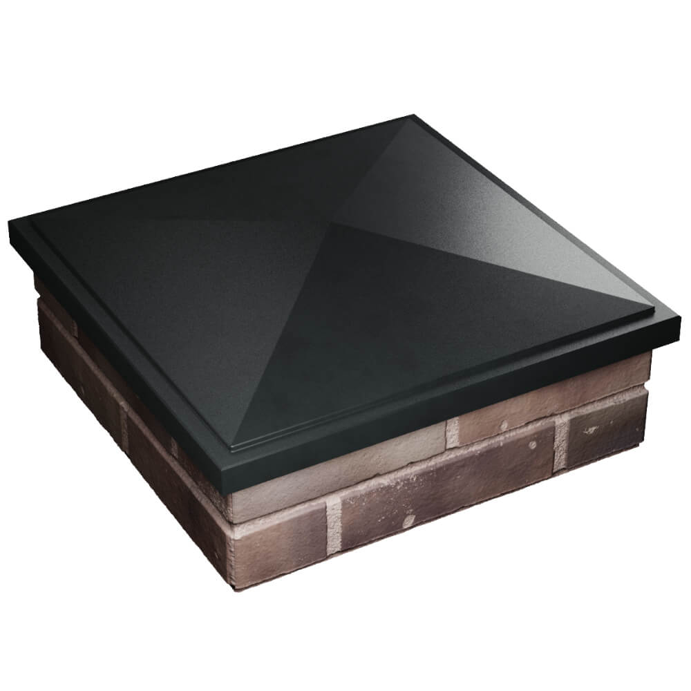 Колпак Zking БонаМоно Черный на столб 2х2 кирпича (515х515, 530х530мм) в Воронеже фото