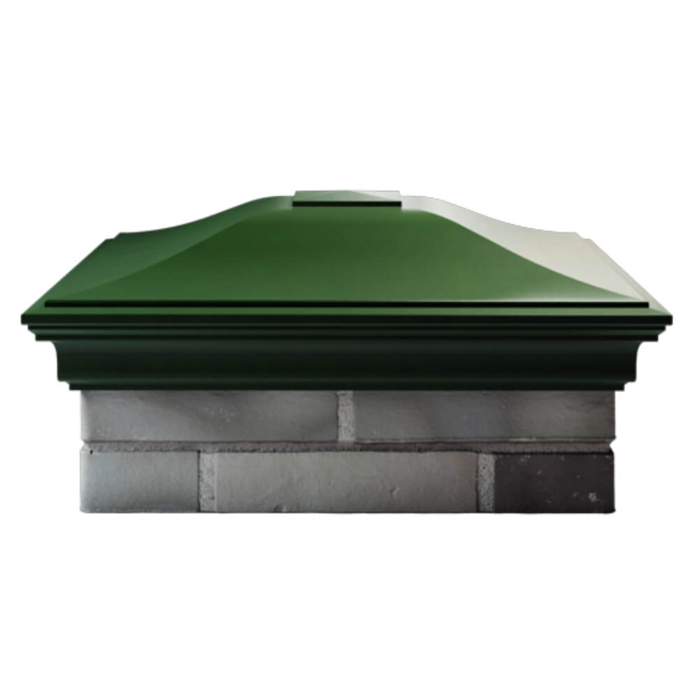 Колпак Zking Монблан Зеленый на столб 2х2 кирпича (515х515мм) в Воронеже фото